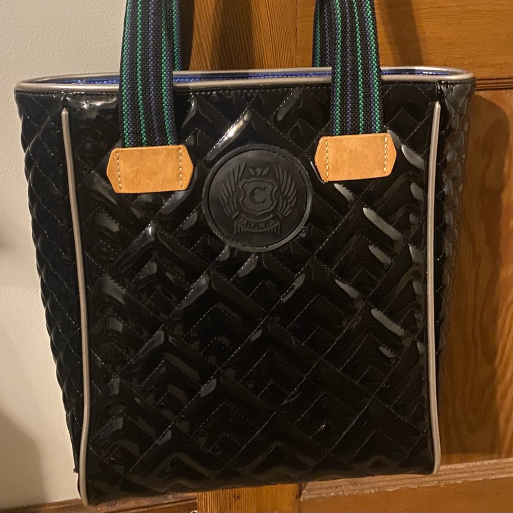 Black inked classic tote